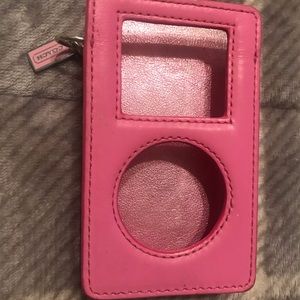 Pink Coach IPod case